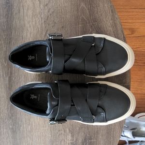 Frye Mia Moto low sneaker